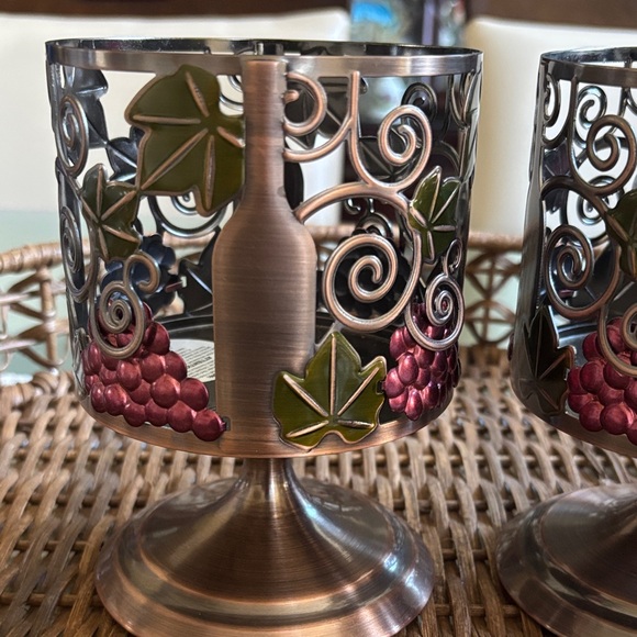 Decorative Wine Bottle Candle Holders - Picture 2 of 3
